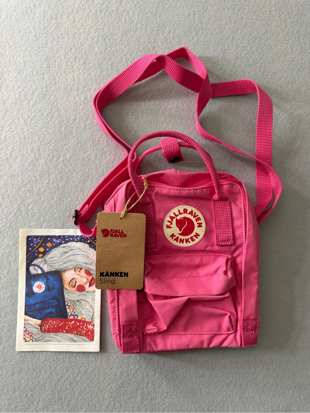 110/1541Fjallraven Kanken Sling Bag Flamingo Pink 450 Crossbody23797 NEW w/ Tags